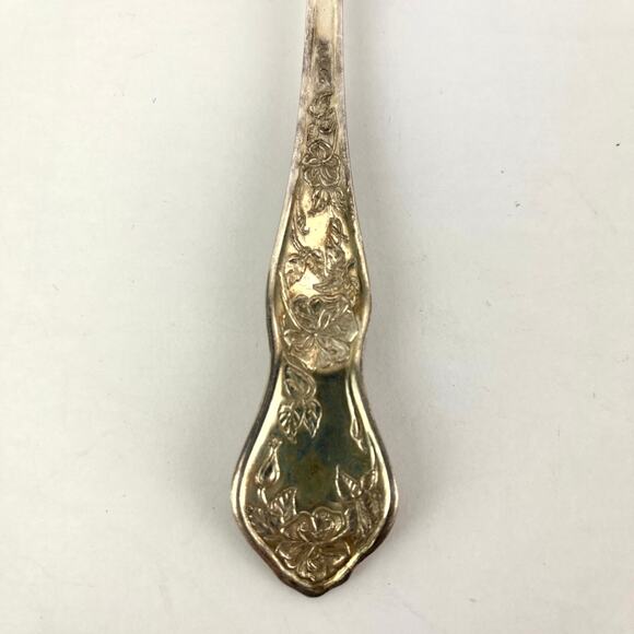 RC Co. Antique Serving Fork Reprouse Rose Pattern - Picture 5 of 6